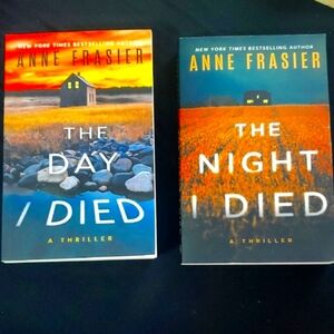 Anne Frasier Thriller Novel SET! "The Night I Died" & "The Day I Died"
